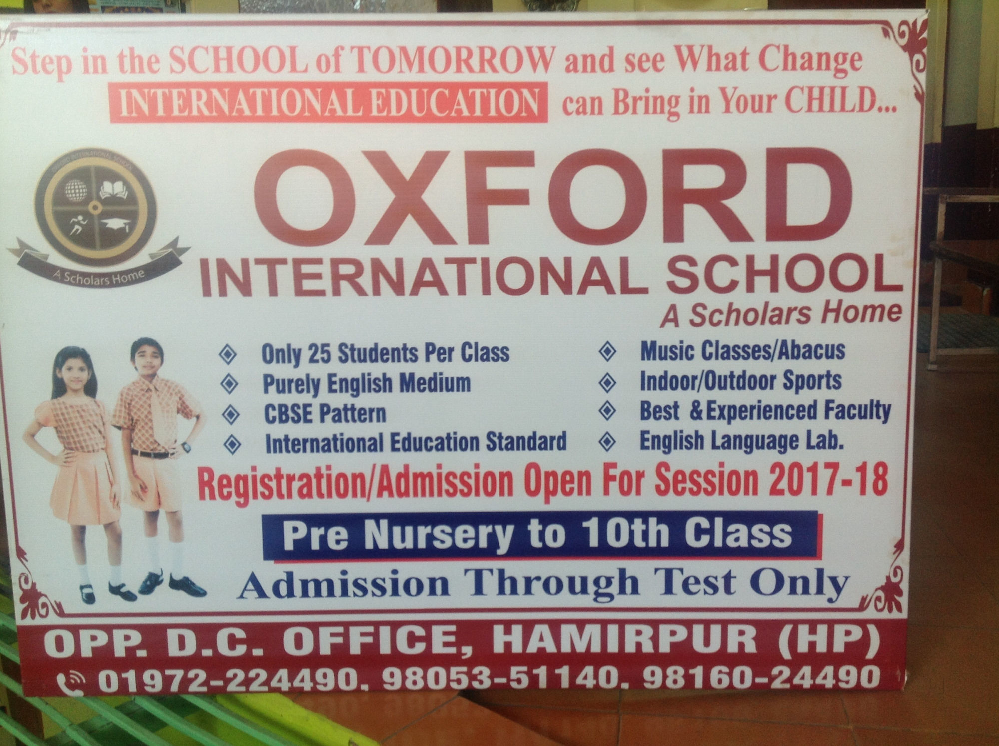 Oxford International School, Hamirpur